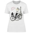 thumbnail image 1 of Retro Model In Paris T-Shirt Women -Image by Shutterstock, Female Small, 1 of 2