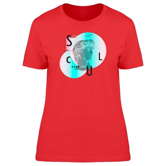 Retro Modern Man Head Sculpture Tee Men's -Image by Shutterstock