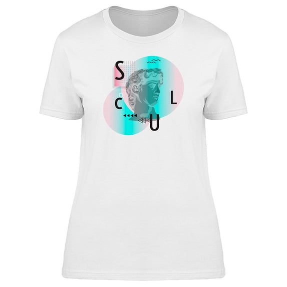 Retro Modern Man Head Sculpture Tee Men's -Image by Shutterstock