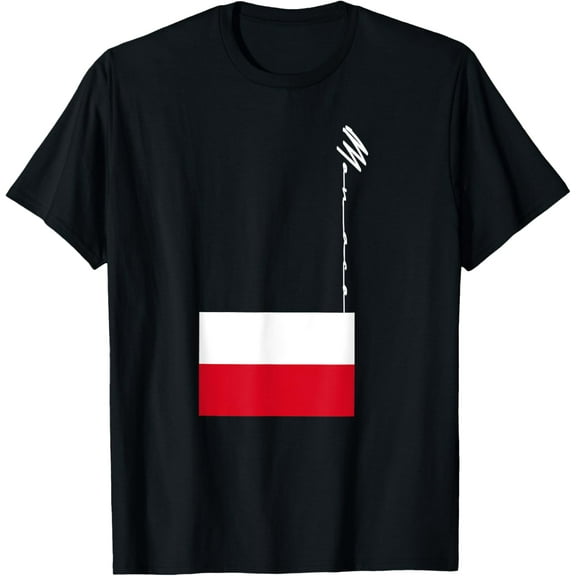 Retro Monaco Signature Flag Pole T-Shirt