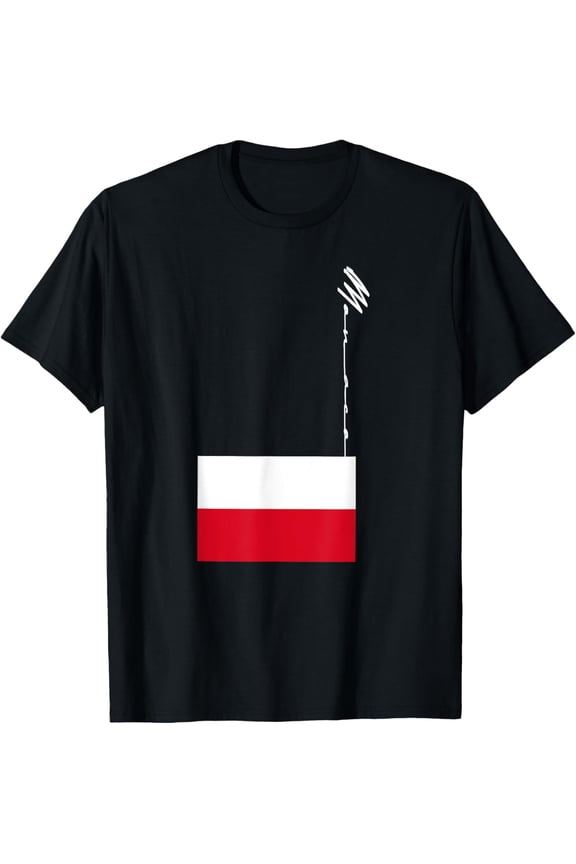 Retro Monaco Signature Flag Pole T-Shirt