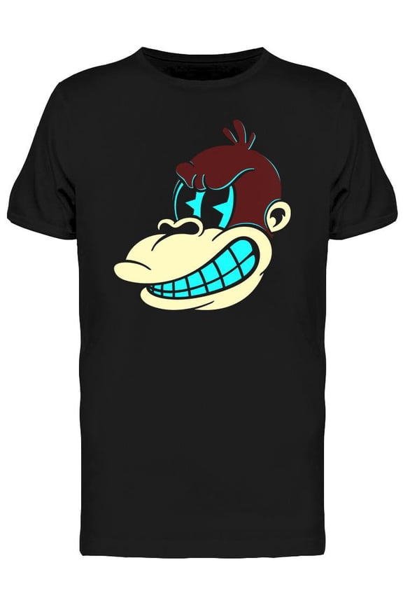 Retro Monkey Cartoon T-Shirt Men -Image by Shutterstock, Male XX-Large