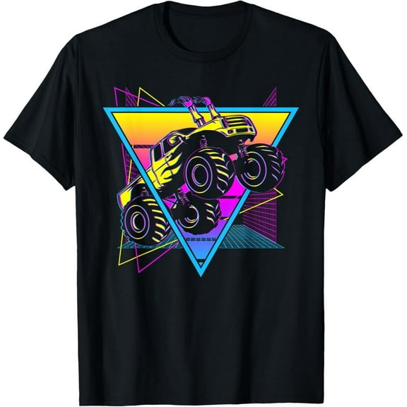 Retro Monster Truck T-Shirt – Vintage Off-Road Graphic Tee for Kids and Adults