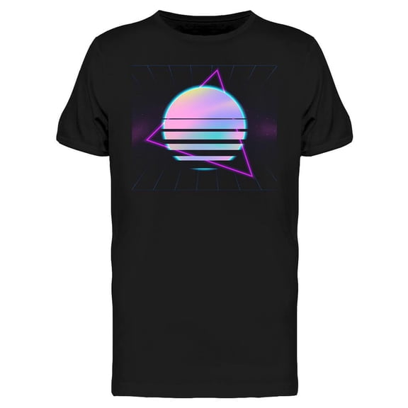Retro Moon T-Shirt Men -Image by Shutterstock, Male x-Large
