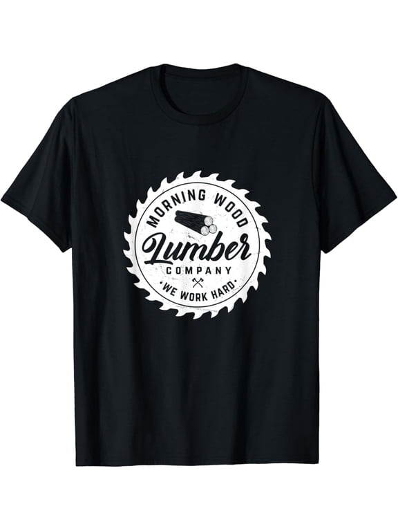 Retro Morning Lumber Company Camping Woodman T Shirt