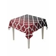 thumbnail image 1 of Retro Moroccan Table Cloth 54x54 Inch Square, Trellis Red Black Ombre Abstract Geometric Waterproof Tablecloth Washable Table Cover for Party Picnic Dinner Decor, 1 of 9