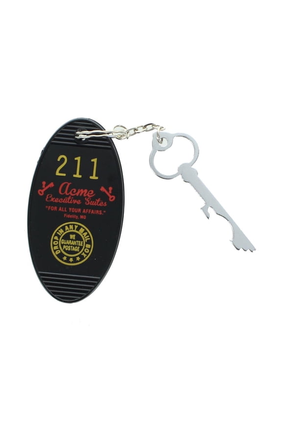 Retro Motel Key Fob - Acme Exec Suites Black