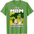 thumbnail image 1 of Retro Mother's Day She-Hulk Mom Superpower DTG Print Unisex T-Shirt,Lime Color,Size 2XL, 1 of 5