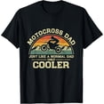 thumbnail image 1 of Retro Motocross Dad Funny Dirt Bike Father's Day Gift Men's Graphic T-Shirt Vintage Motorcycle Rider Apparel, 1 of 6