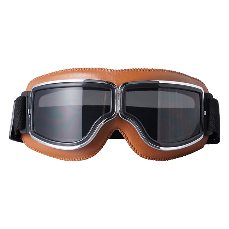 Retro Motorcycle Goggles Glasses Vintage Moto Classic Goggles For Outdoor Sports