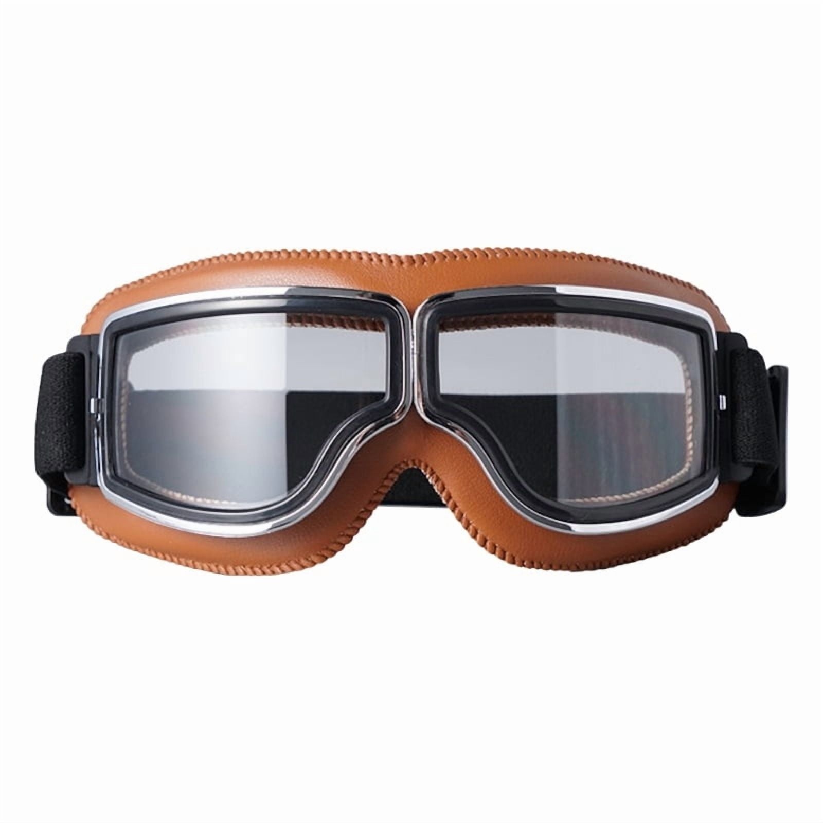 Retro Motorcycle Goggles Glasses Vintage Moto Classic Goggles For Outdoor Sports