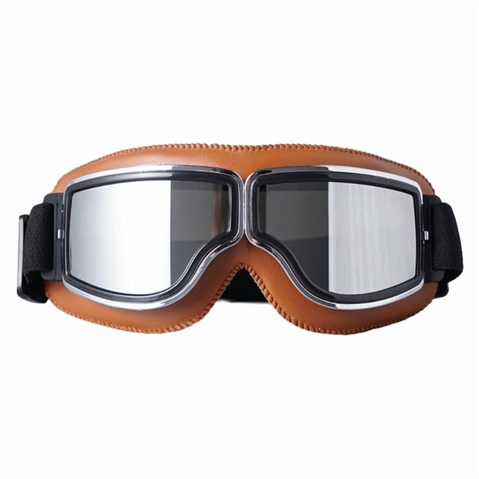 Retro Motorcycle Goggles Glasses Vintage Moto Classic Goggles For Outdoor Sports