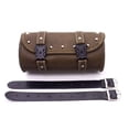 thumbnail image 1 of Retro Motorcycle Handlebar Bar Saddlebag Front Rear Leather Tool Bag for Harley, 1 of 5