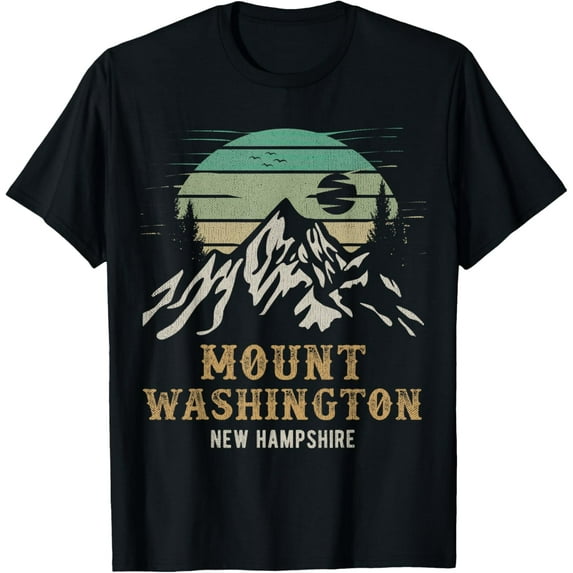 Retro Mount Washington NH Merchandise Hiking Mt Washington T-Shirt100% cotton