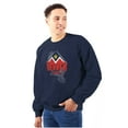 thumbnail image 1 of Retro Mountain Peaks Denver Colorado Sweatshirt for Men or Women Brisco Brands S, 1 of 6