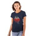 thumbnail image 1 of Retro Mountain Peaks Denver Colorado Womens Slim Fit Graphic Tee Brisco Brands S, 1 of 5