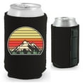 thumbnail image 1 of Retro Mountains Magnetic Can Coolie (Black), 1 of 3