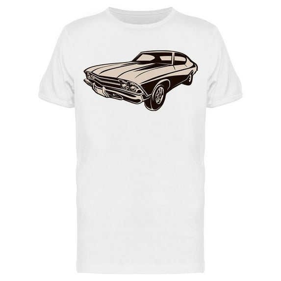 Retro Muscle Car T-Shirt Men -Image by Shutterstock, Male 3X-Large