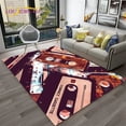 thumbnail image 1 of Retro Music Cassette Tape Pattern 3D Carpet Rug for Home Living Room Bedroom Sofa Doormat r kids Area Rug Non-slip Floor Mat, 1 of 5