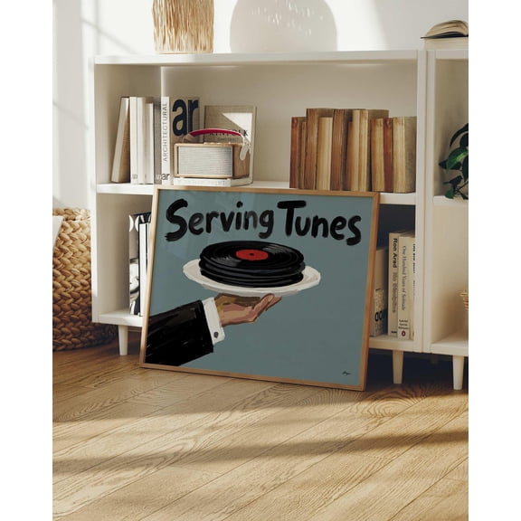 Retro Music Wall Art Record Player Art