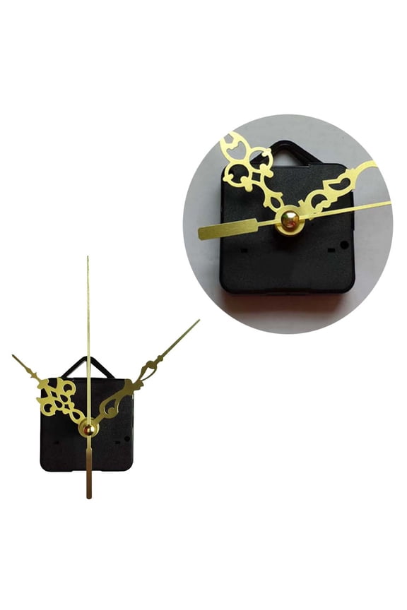 Office Use Clock Movements Black ABS 1 Set