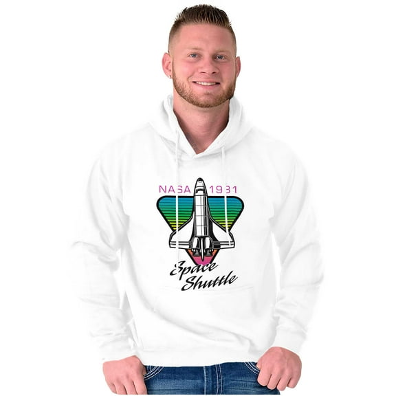 Retro NASA 1981 Outer Space Shuttle Hoodie Sweatshirt Women Men Brisco Brands M