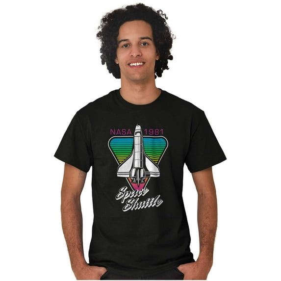 Retro NASA 1981 Outer Space Shuttle Unisex Plus Size Graphic Tee Brisco Brands 4X