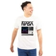 thumbnail image 1 of Retro NASA Deep Space Exploration Men's Graphic T Shirt Tees Brisco Brands L, 1 of 4