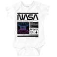 thumbnail image 1 of Retro NASA Deep Space Exploration Romper Boys or Girls Infant Baby Brisco Brands 12M, 1 of 6