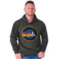 thumbnail image 1 of Retro NASA Space Shuttle Rainbow Hoodie Sweatshirt Women Men Brisco Brands L, 1 of 6