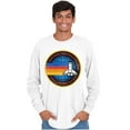 thumbnail image 1 of Retro NASA Space Shuttle Rainbow Long Sleeve TShirt Men Women Brisco Brands S, 1 of 6