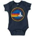 thumbnail image 1 of Retro NASA Space Shuttle Rainbow Romper Boys or Girls Infant Baby Brisco Brands 12M, 1 of 7