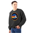 thumbnail image 1 of Retro NASA Space Shuttle Rainbow Sweatshirt for Men or Women Brisco Brands L, 1 of 6