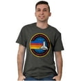 thumbnail image 1 of Retro NASA Space Shuttle Rainbow Unisex Plus Size Graphic Tee Brisco Brands 4X, 1 of 5