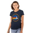 thumbnail image 1 of Retro NASA Space Shuttle Rainbow Women's T Shirt Ladies Tee Brisco Brands M, 1 of 5