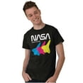 thumbnail image 1 of Retro NASA Worm Logo Space Shuttle Men's Graphic T Shirt Tees Brisco Brands S, 1 of 4