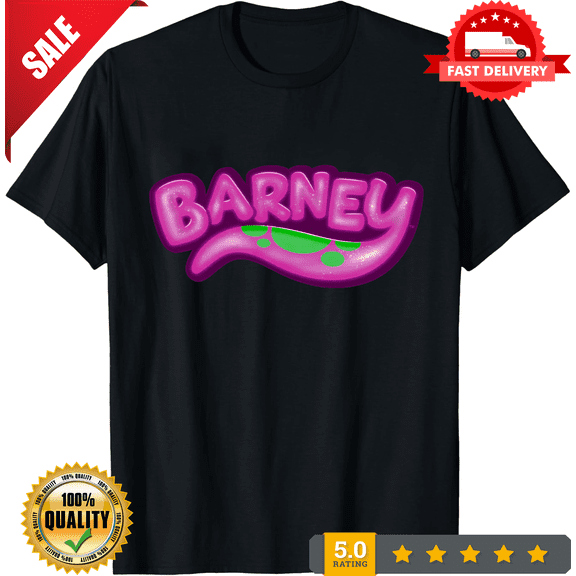 Retro NEW SHIRT BARNEY LOGO T-SHIRT UNISEX FUNNY AMERICAN USA SIZE S-5XL, LIMITED EDITION-TH73966