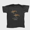 thumbnail image 1 of Retro National Geographic Seat Turtle 'go the flow' reprint T-Shirt, 1 of 2
