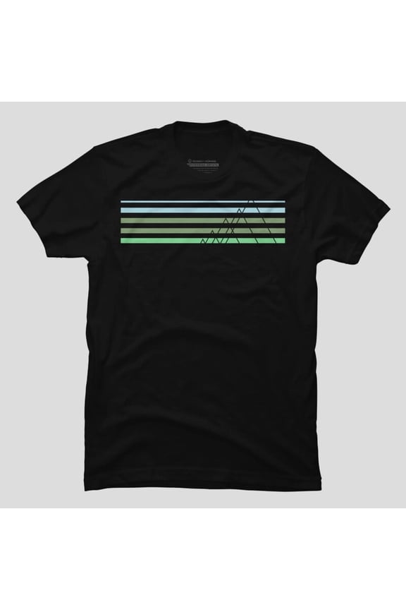 Retro Nature Lines Minimalist Landscape Abstract Vintage H27169 T-Shirt, for Men and Women, Up to Size 5XL