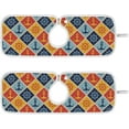 thumbnail image 1 of Retro Nautical Anchors Sink Splash Guard for Faucet 2 Packs Faucet Absorbent Mats, Summer Steering Wheels Faucet Handle Drip Catcher Quickly Drying Mat for Kitchen Counter Bathroom, 30"x5.5", 1 of 7