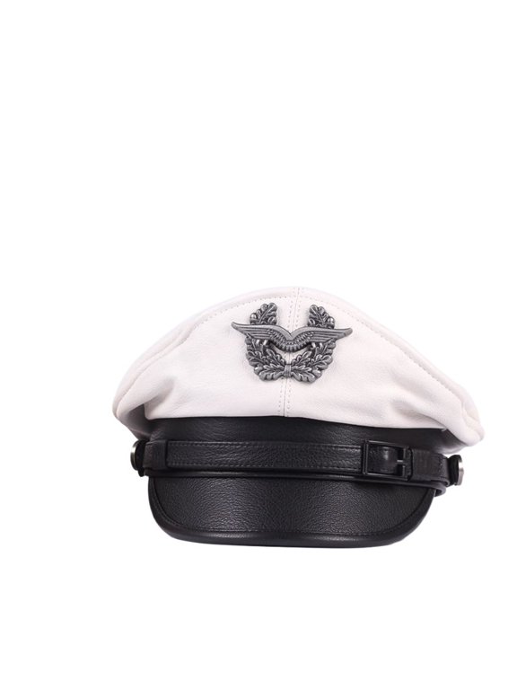 Retro Navy Peaked Sailor Cap German Caps For Men Male Genuine Leather Grey Flat Top Hats European Chapeau ,Durable Quality