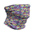 thumbnail image 1 of Retro Neck Gaiter, Peace Activism Theme, Unisex, Multicolor, by Ambesonne, 1 of 3