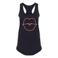 thumbnail image 1 of Retro Neon Lips Design Tank Women -Image by Shutterstock, Female x-Large, 1 of 4
