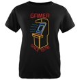 thumbnail image 1 of Retro Neon Sign Arcade Birthday 1978 Womens T Shirt Black 2XL, 1 of 1