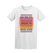 Retro New York City Brooklyn T-Shirt Men -Image by Shutterstock, Male x-Large