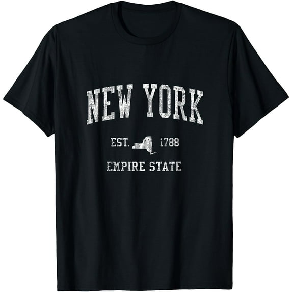Retro New York NY T Shirt Vintage Sports Tee Design