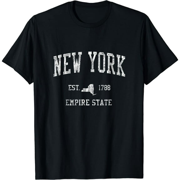 Retro New York NY T Shirt Vintage Sports Tee Design