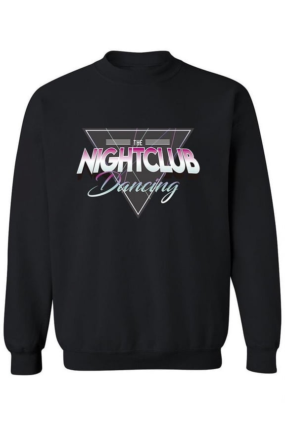 Retro Nightclub Dancing Sweatshirt Women -Image by Shutterstock, Female Large