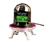 Retro Nixies Tube Digital Clock With IPSs Screen Real Time Gold Prices Trackings And RGBs Ambients Lighting Eff