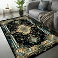 thumbnail image 1 of Retro Nordic carpets for living room High-end Gorgeous Rugs Decoration Bedroom Rug Anti-slip Washable Floor Covering Mats tapete, 1 of 5